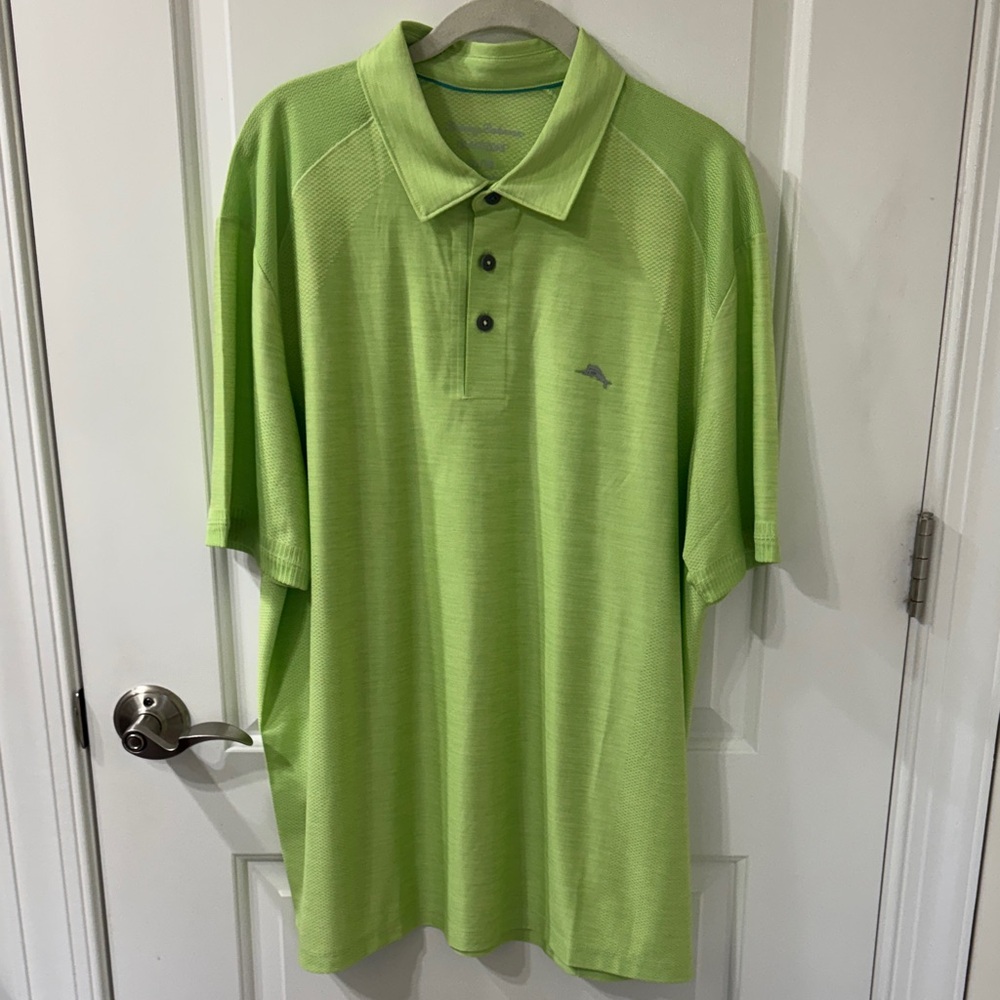 Tommy Bahama Islandzone Light Green Polo Shirt